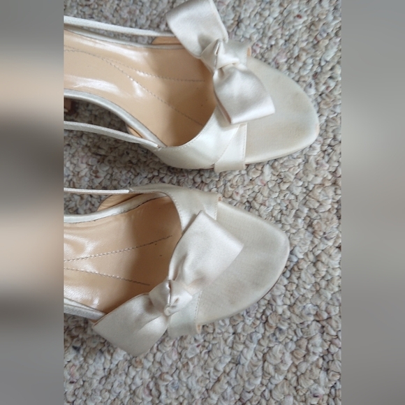KATE SPADE NEW YORK 'ideal' slingback satin sandal size 7.5 - Picture 4 of 13